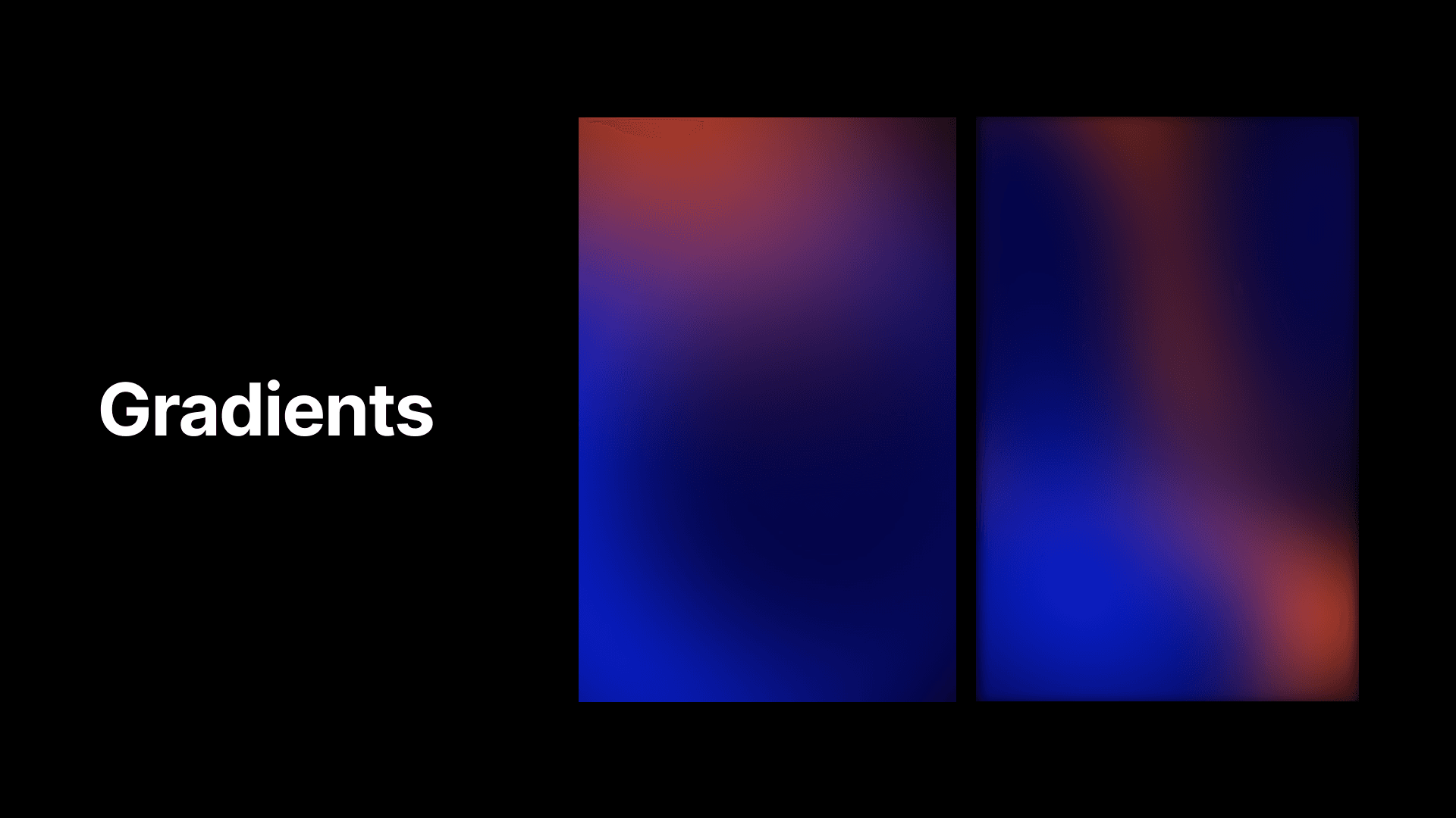 Gradients section divider from the COROS brand guide.